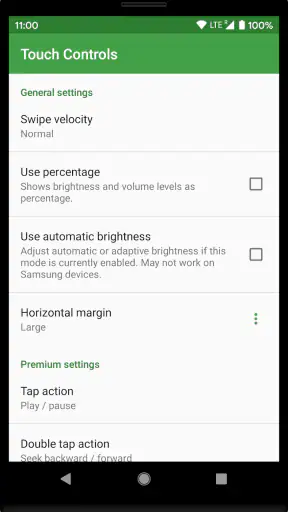 Touch Controls screenshot