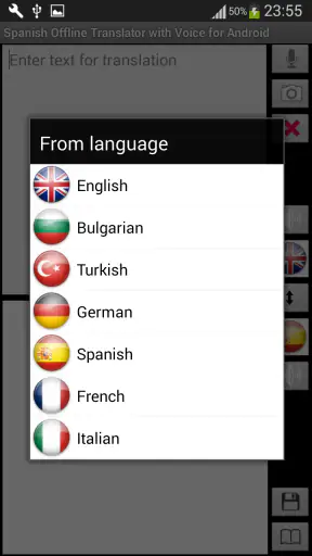 Traductor sin conexión screenshot