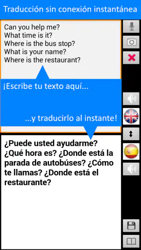 Traductor sin conexión screenshot