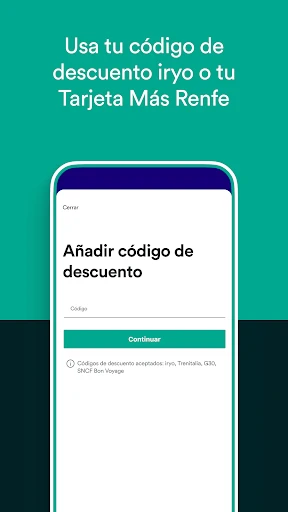 Trainline: billetes de tren screenshot