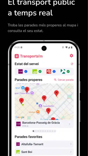 Transporta'm screenshot