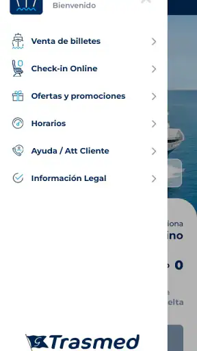 Trasmed: Reserva tu ferry screenshot