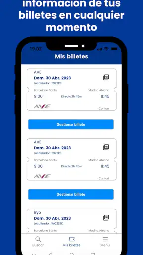 Trenes.com Billetes tren y AVE screenshot