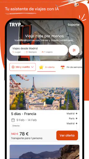 Tryp.com screenshot