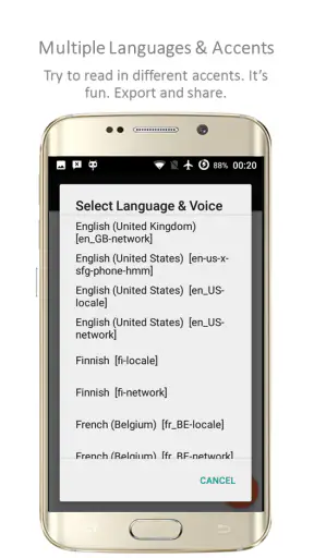 TTSReader Pro - Text To Speech screenshot