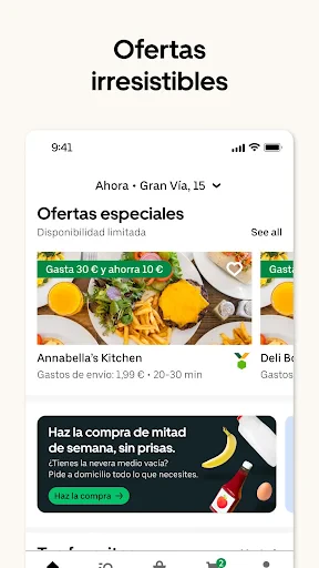 Uber Eats: Comida a domicilio screenshot