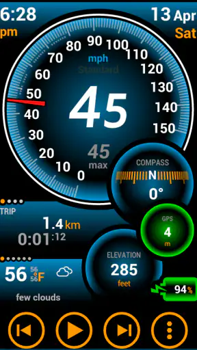 Ulysse Speedometer Pro screenshot