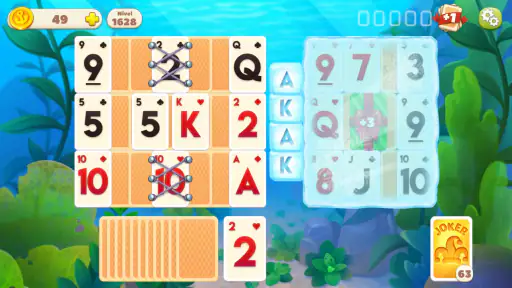 Undersea Solitaire Tripeaks screenshot