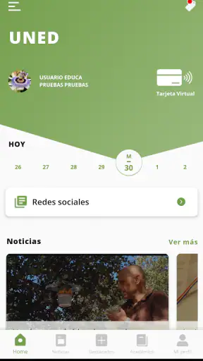 UNED screenshot