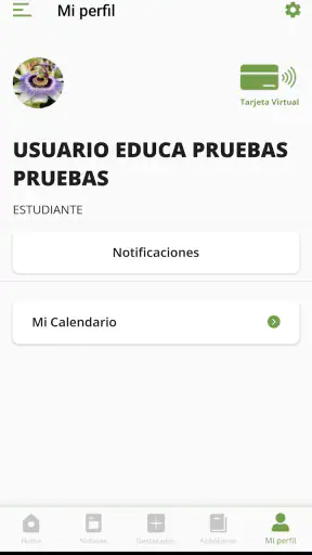 UNED screenshot