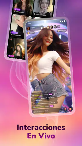 Vibra Livestream Video Llamada screenshot
