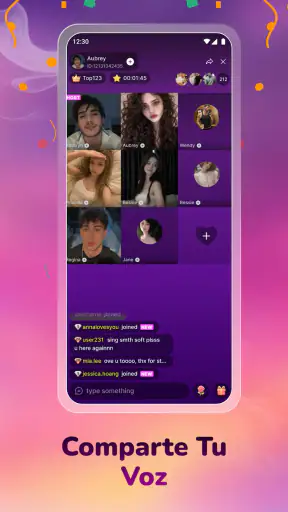 Vibra Livestream Video Llamada screenshot