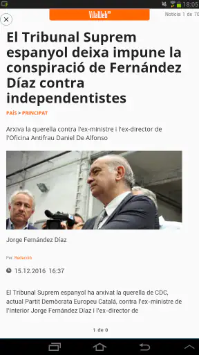 VilaWeb screenshot