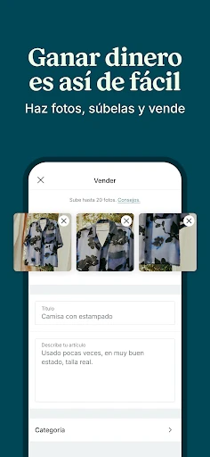 Vinted: tu app de segunda mano screenshot