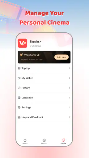 VitaShorts screenshot