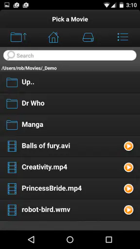 VLC Streamer screenshot