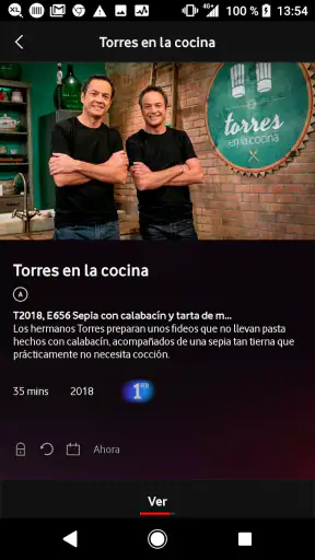 Vodafone TV screenshot