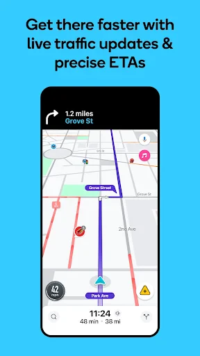 Waze Navegación y Tráfico screenshot
