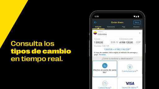 Western Union España screenshot
