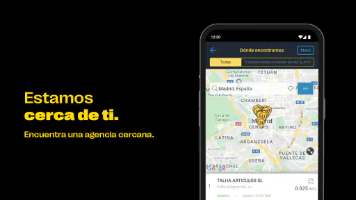 Western Union España screenshot