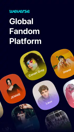 Weverse, Acércate a tu artista screenshot
