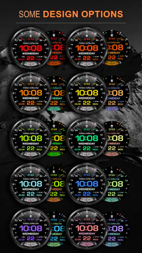 WFP 233 Digital watch face screenshot