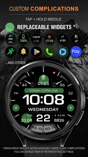 WFP 233 Digital watch face screenshot