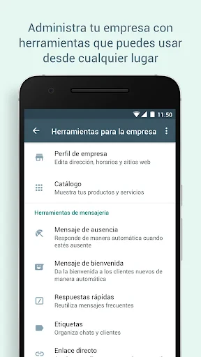 WhatsApp Business screenshot