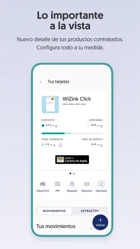 WiZink Bank, tu banco online screenshot