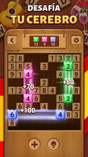 Woodber - Juego de números screenshot