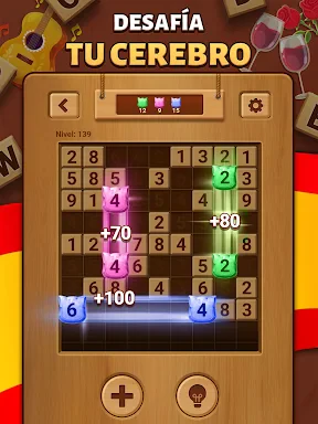 Woodber - Juego de números screenshot