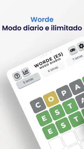 Worde - Diario e ilimitado screenshot