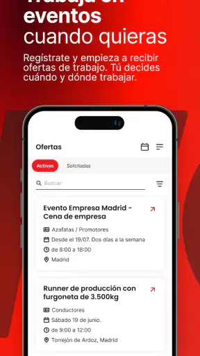 Workout Events screenshot