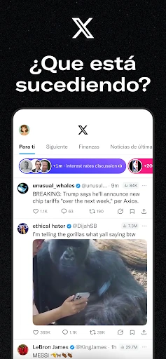 X (Anteriormente Twitter) screenshot