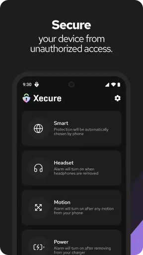 Xecure: Anti Theft Alarm screenshot