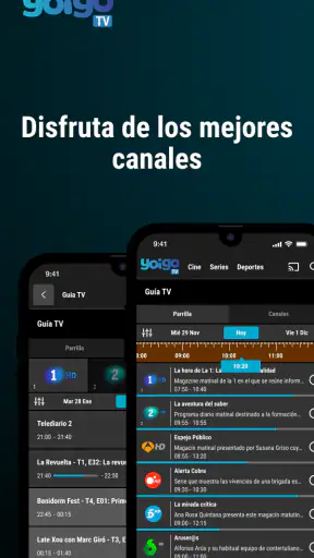 Yoigo TV screenshot