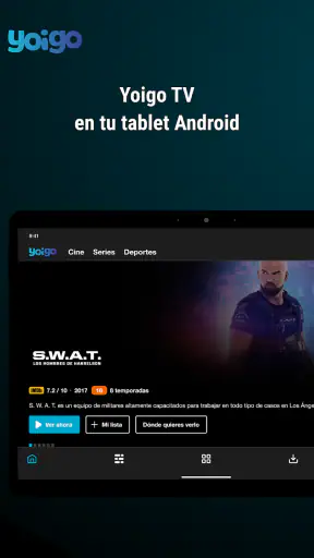 Yoigo TV screenshot