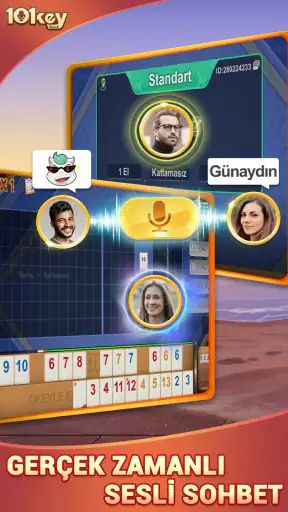 101 Okey Yalla - Canlı & Sesli screenshot