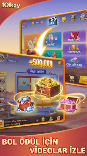 101 Okey Yalla - Canlı & Sesli screenshot