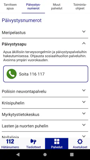 112 Suomi screenshot