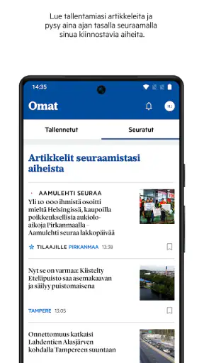 Aamulehti screenshot