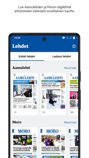 Aamulehti screenshot