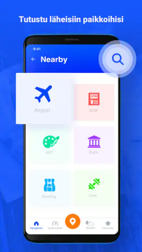 Ääni-GPS ja ajo-ohjeet screenshot