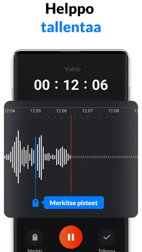 Ääninauhuri, Äänen Tallennus screenshot
