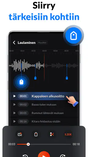 Ääninauhuri, Äänen Tallennus screenshot