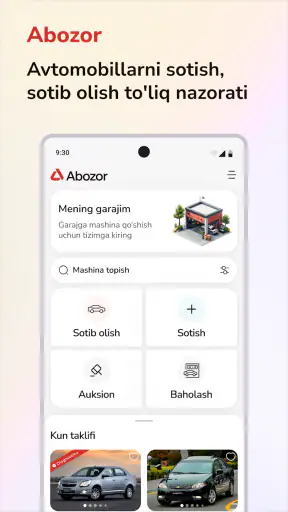 Abozor – Avtomobil bozori screenshot