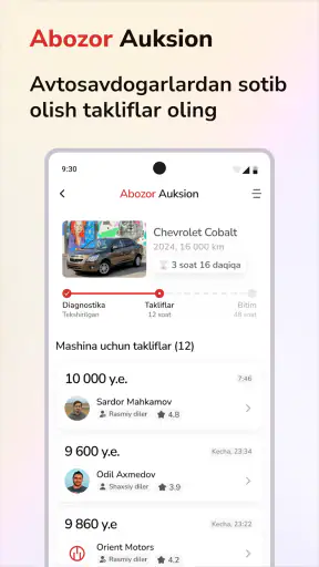 Abozor – Avtomobil bozori screenshot