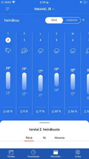 AccuWeather Sääennuste screenshot