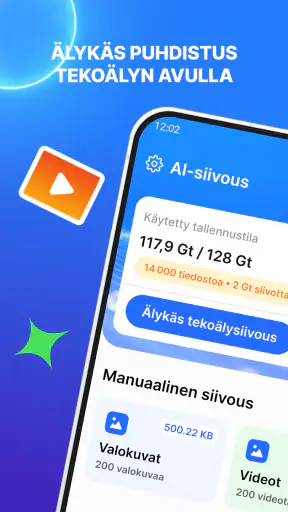 AI Cleaner – Tallennussiivous screenshot