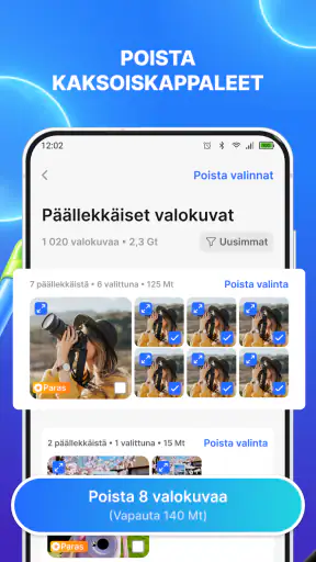 AI Cleaner – Tallennussiivous screenshot